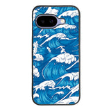 storm waves seamless pattern raging ocean water sea Z8009 Google Pixel 10A Case