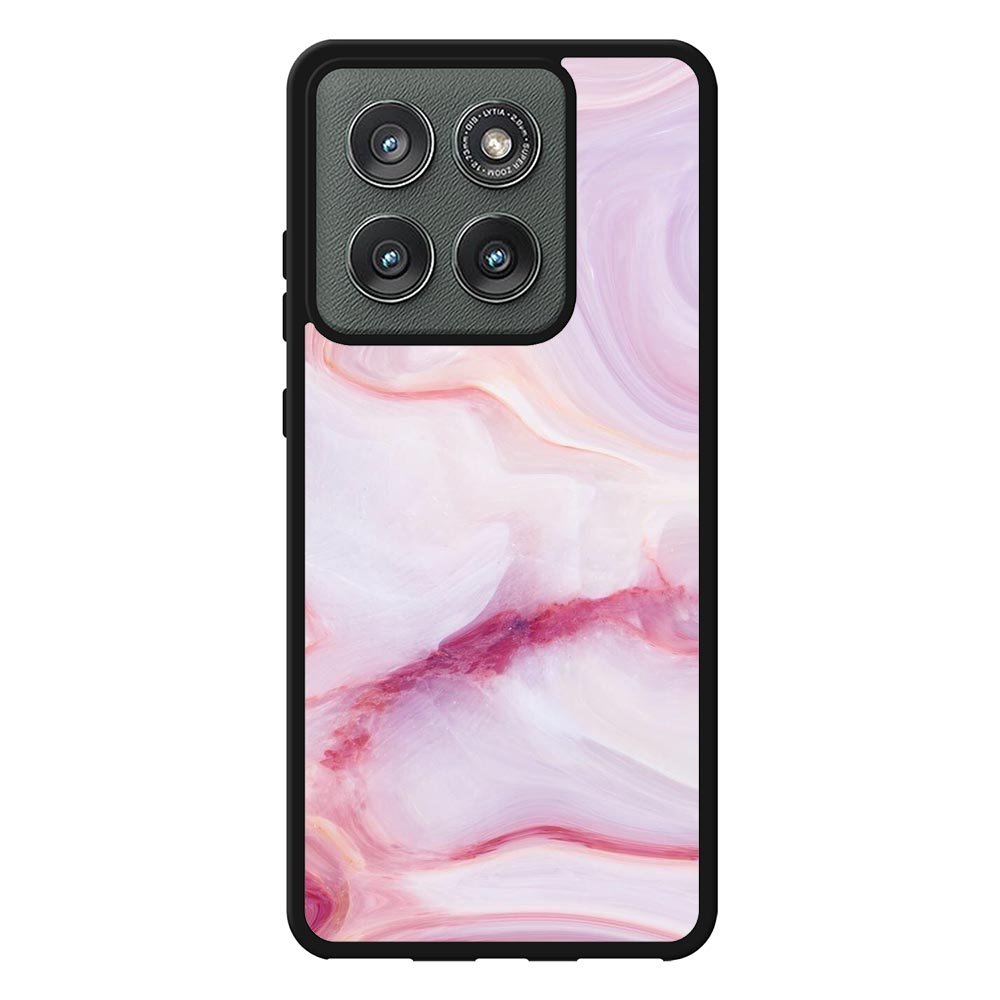Abstract Watercolor Pink Splash Gold Glitter Z8010 Motorola Moto Edge 2025 Case