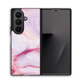 Abstract Watercolor Pink Splash Gold Glitter Z8010 Samsung Galaxy Z Fold 7 Case