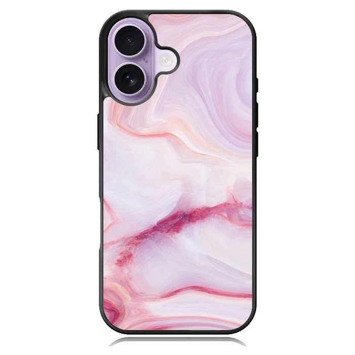 Abstract Watercolor Pink Splash Gold Glitter Z8010 iPhone 17 Case