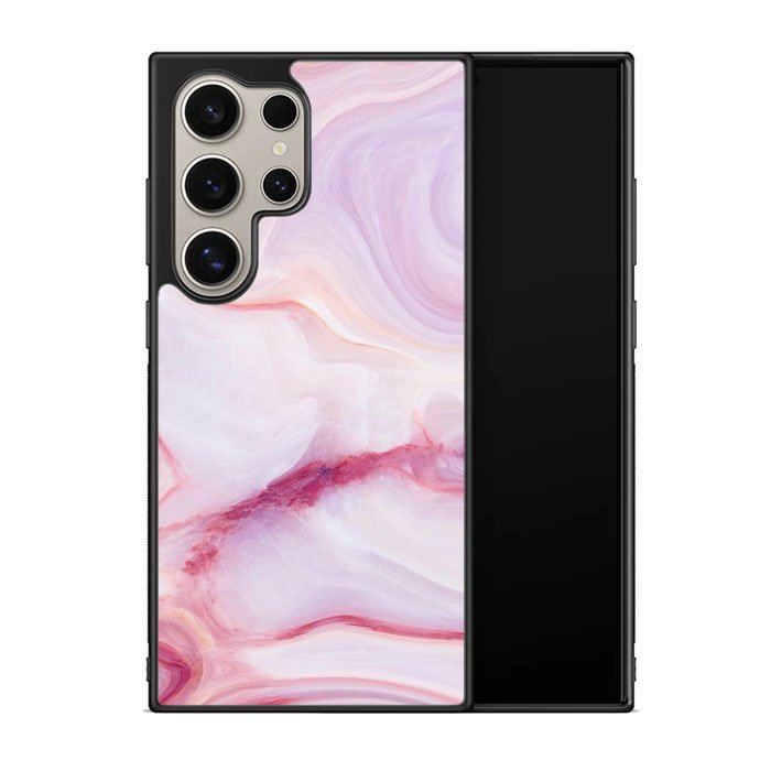 Abstract Watercolor Pink Splash Gold Glitter Z8010 Samsung Galaxy S24 Ultra 5G Case