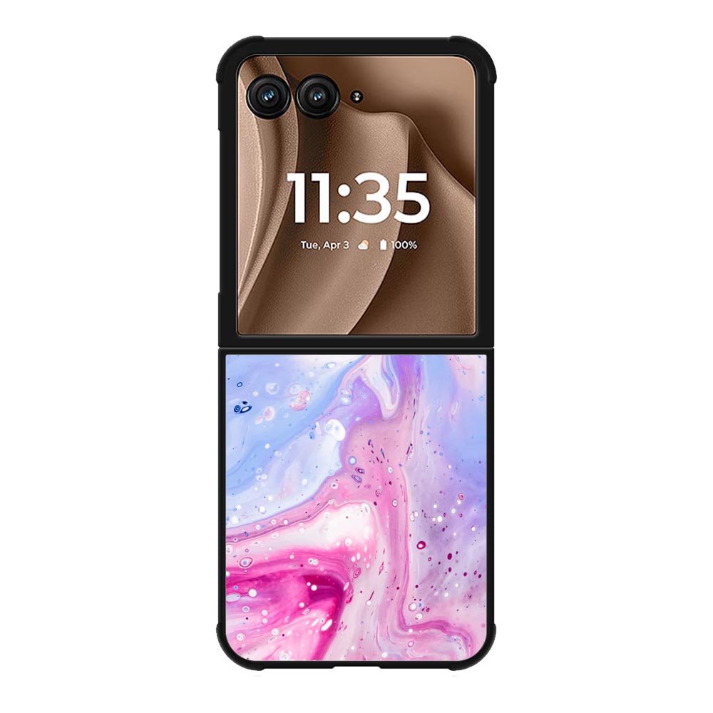 Watercolor Pink Splash Z8011 Motorola Moto RAZR Plus 2025 Case