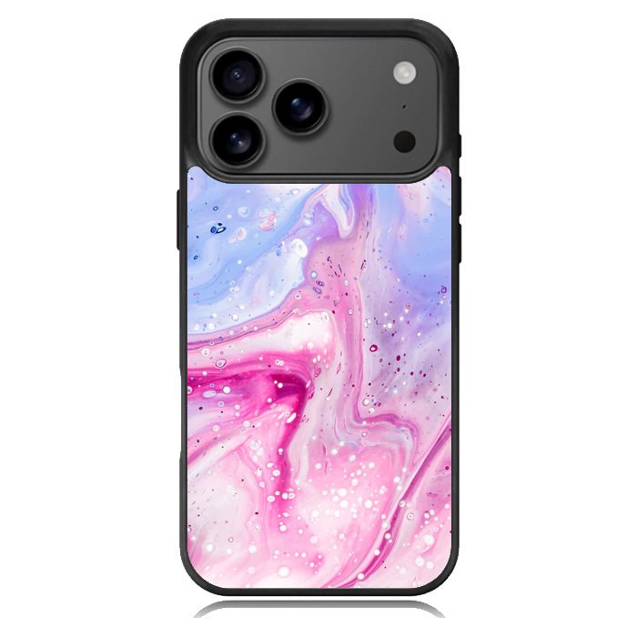 Watercolor Pink Splash Z8011 iPhone 17 Pro Case