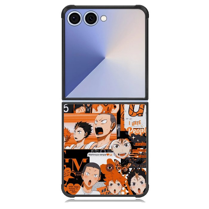 haikyuu pattern Z8032 Samsung Galaxy Z Flip 7 Case