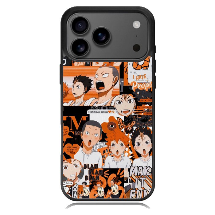 haikyuu pattern Z8032 iPhone 17 Pro Case