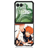 haikyuu hinata and kageyama Z8036 Motorola Moto Razr+ Plus 2024/2025 Case, Motorola Razr 50 Ultra/50s Ultra Case