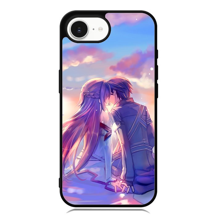 sword art online kirito and asuna iPhone 16e Case