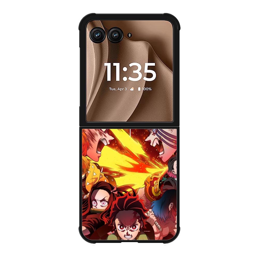 kimetsu no yaiba infinity train Z8045 Motorola Moto RAZR Plus 2025 Case