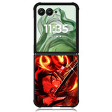 kimetsu no yaiba tanjiro Z8047 Motorola Moto Razr+ Plus 2024/2025 Case, Motorola Razr 50 Ultra/50s Ultra Case
