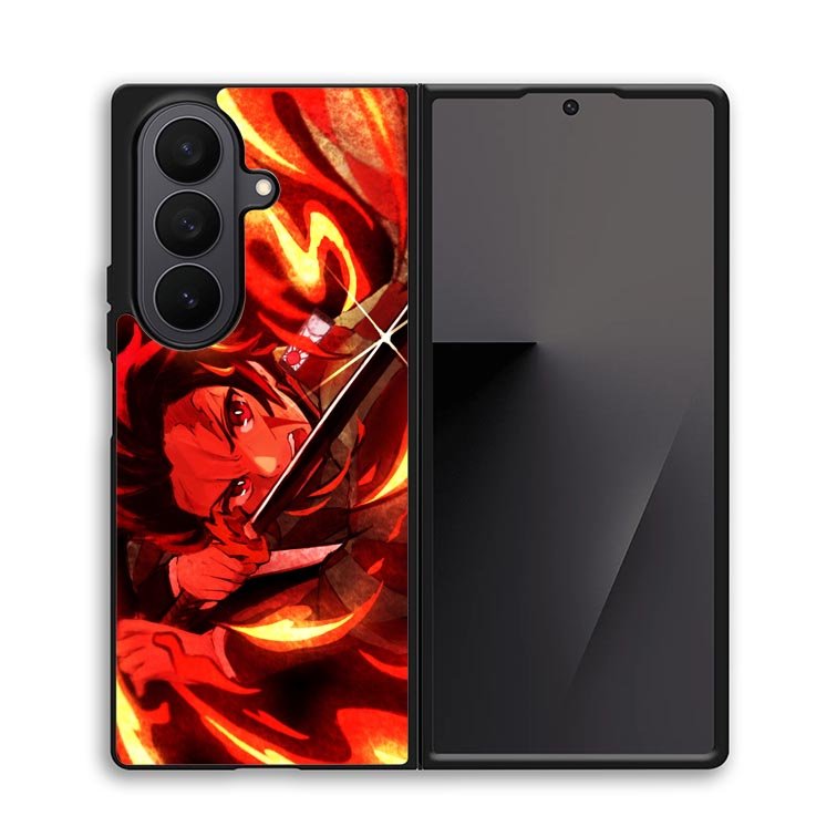 kimetsu no yaiba tanjiro Z8047 Samsung Galaxy Z Fold 7 Case