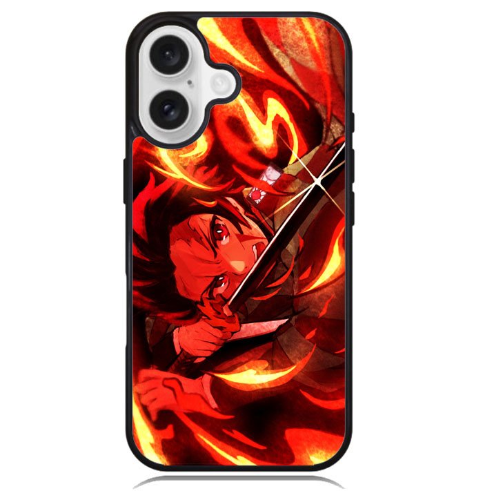 kimetsu no yaiba tanjiro Z8047 iPhone 16 Plus Case