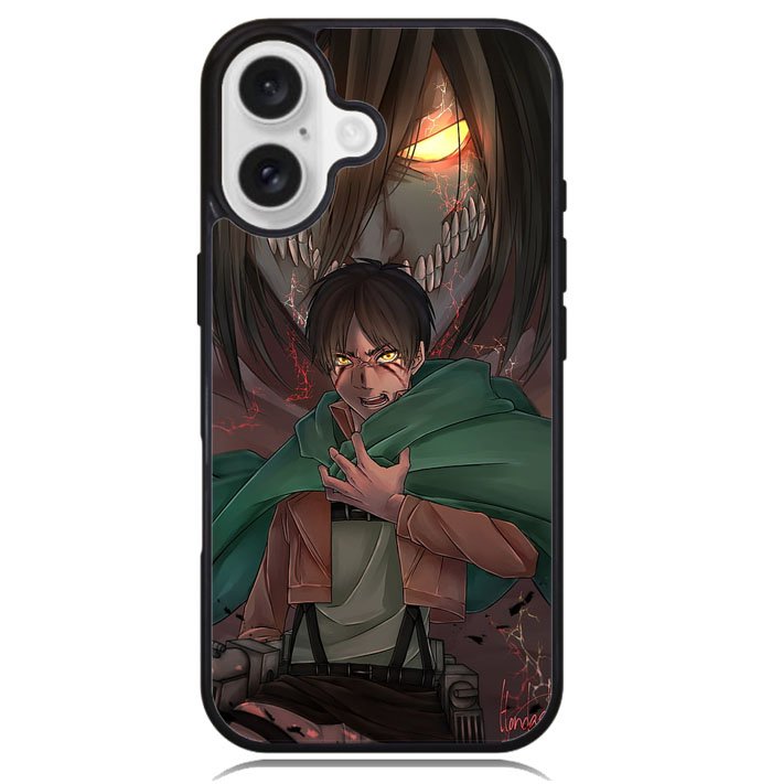 attack on titan eren Z8052 iPhone 16 Plus Case