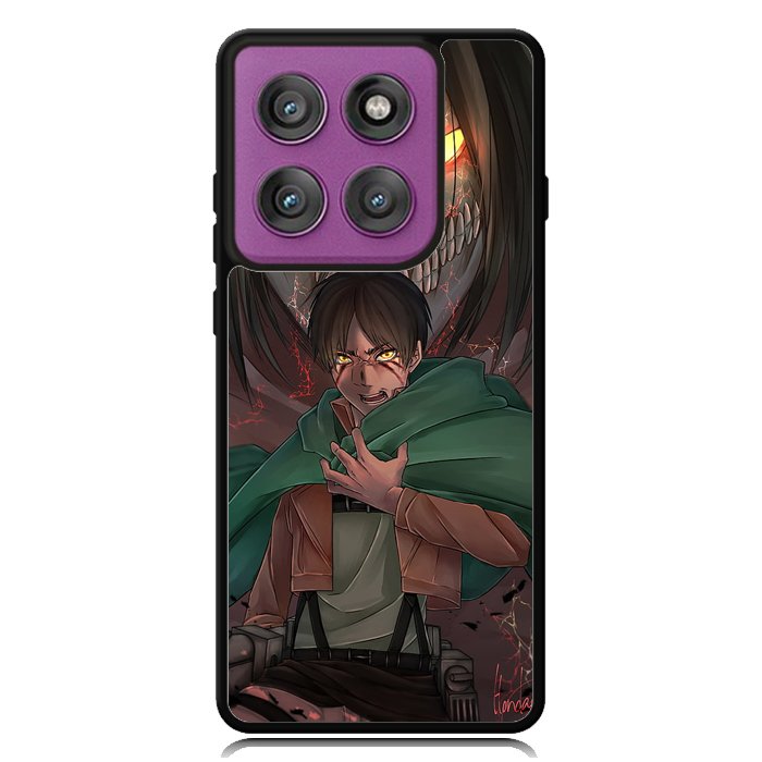 attack on titan eren Z8052 Motorola Moto Edge 2025 | Moto Edge 60 Fusion | Moto Edge 60 Pro Case