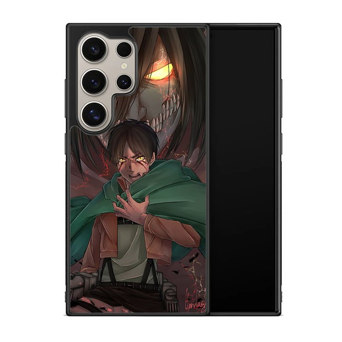 attack on titan eren Z8052 Samsung Galaxy S24 Ultra 5G Case