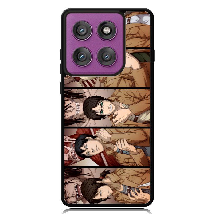 attack on titan Z8053 Motorola Moto Edge 2025 | Moto Edge 60 Fusion | Moto Edge 60 Pro Case