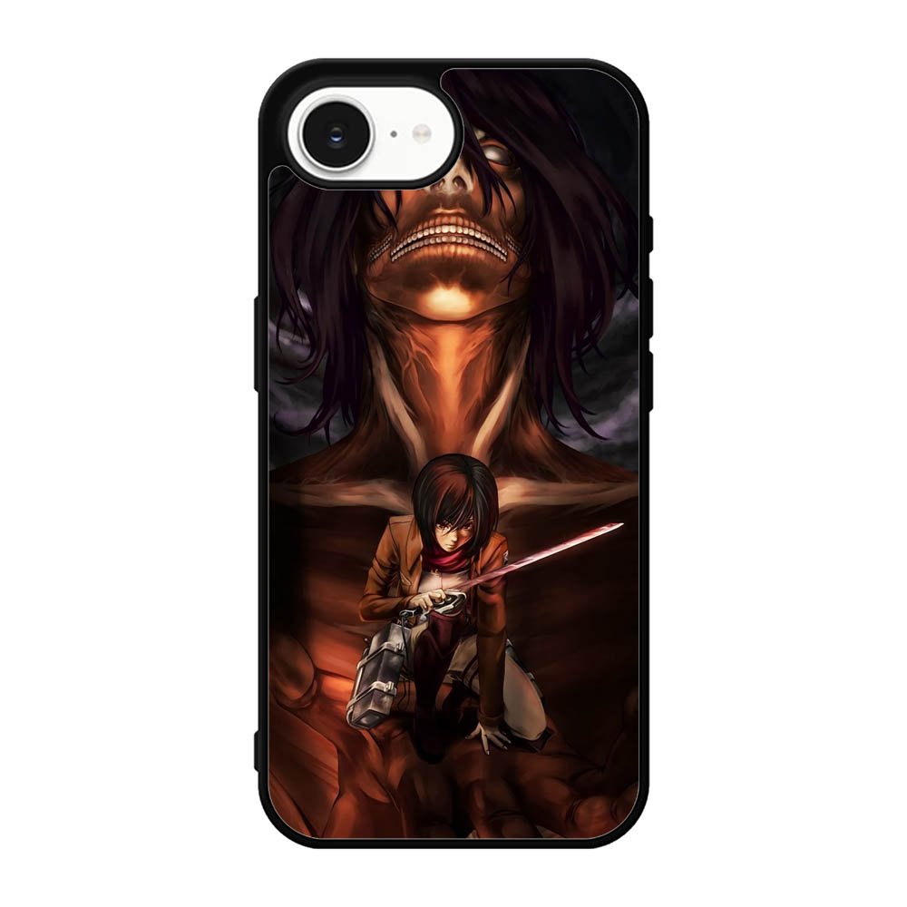 attack on titan mikasa Z8054 iPhone 17e Case