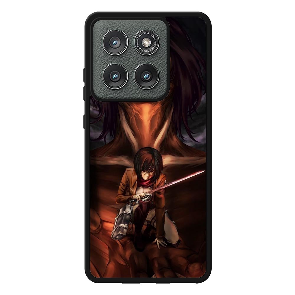 attack on titan mikasa Z8054 Motorola Moto Edge 2025 Case