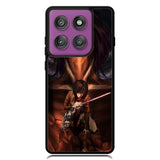 attack on titan mikasa Z8054 Motorola Moto Edge 2025 | Moto Edge 60 Fusion | Moto Edge 60 Pro Case