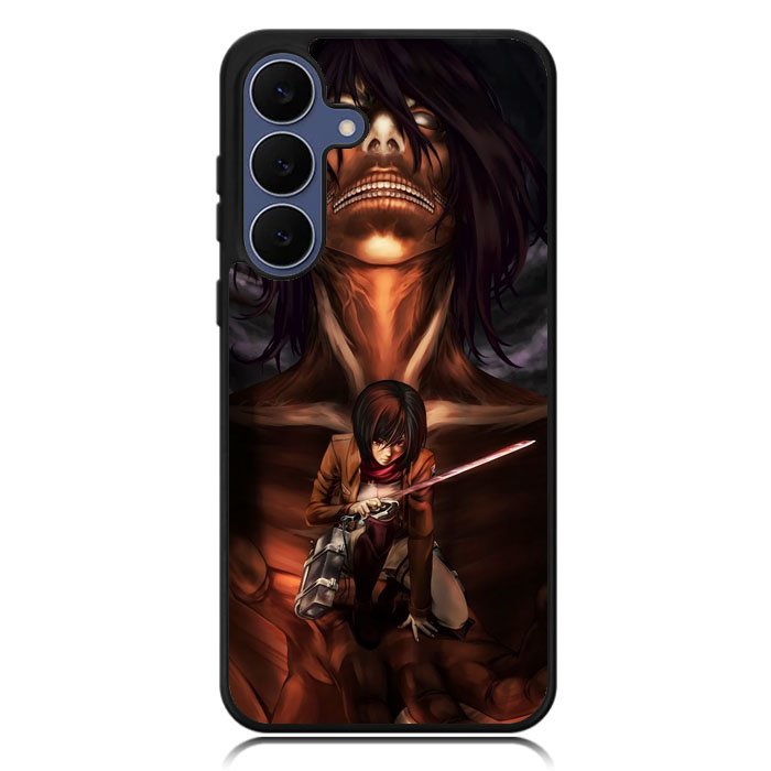 attack on titan mikasa Z8054 Samsung Galaxy S25 FE Case