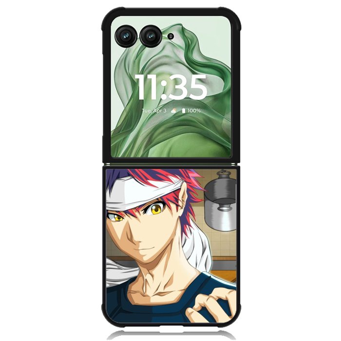 shokugeki no soma Z8061 Motorola Moto Razr+ Plus 2024/2025 Case, Motorola Razr 50 Ultra/50s Ultra Case