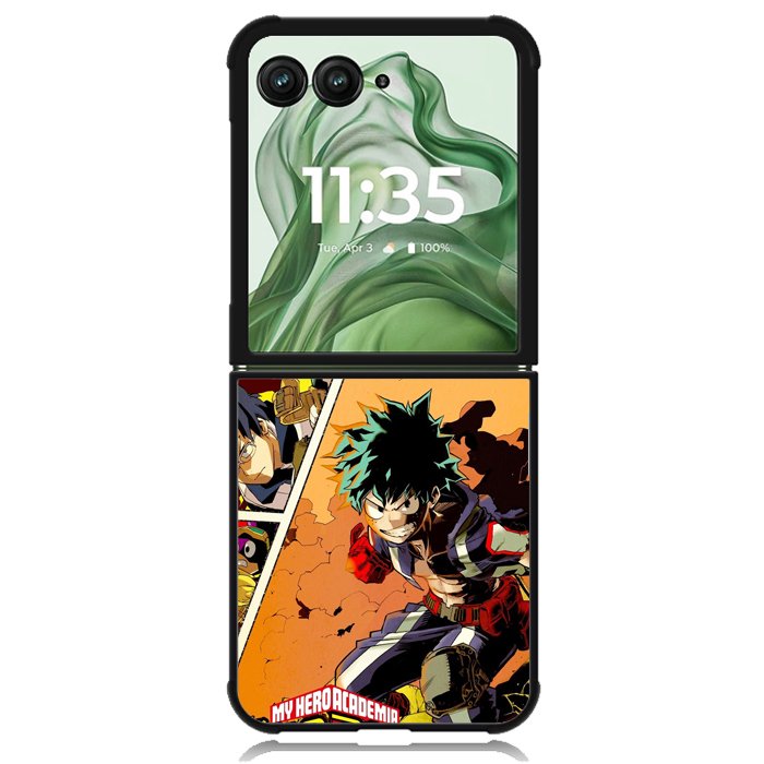 my hero academia Z8065 Motorola Moto Razr+ Plus 2024/2025 Case, Motorola Razr 50 Ultra/50s Ultra Case