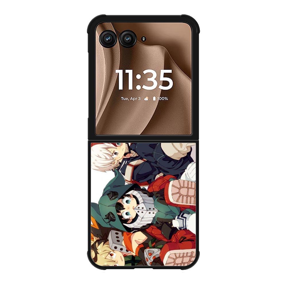 My Hero Academia Deku X Bakugou X Todoroki Z8066 Motorola Moto RAZR Plus 2025 Case