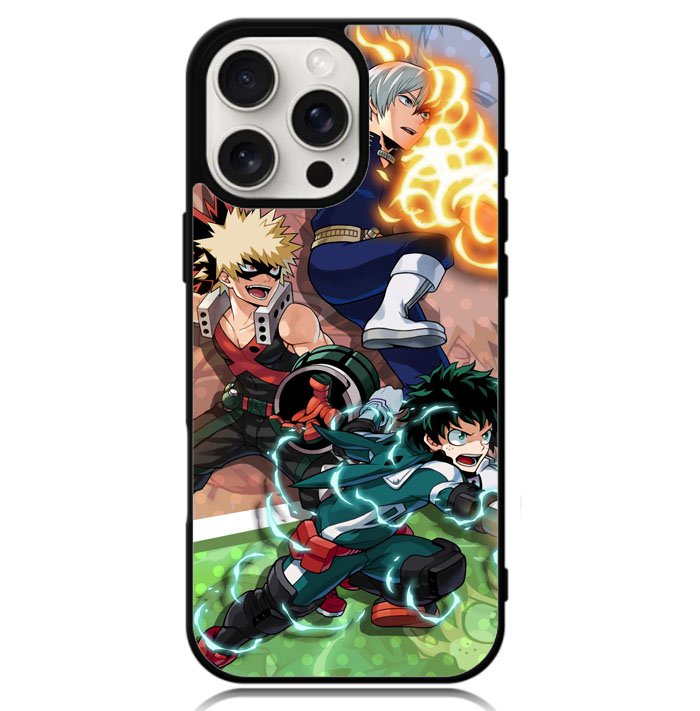 My Hero Academia Deku X Bakugou X Todoroki Z8068 iPhone 16 Pro Max Case