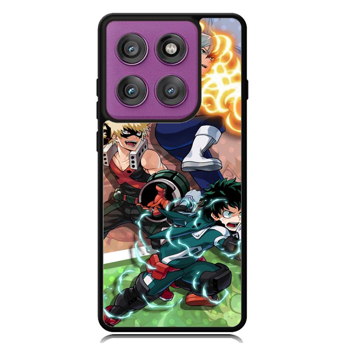 My Hero Academia Deku X Bakugou X Todoroki Z8068 Motorola Moto Edge 2025 | Moto Edge 60 Fusion | Moto Edge 60 Pro Case