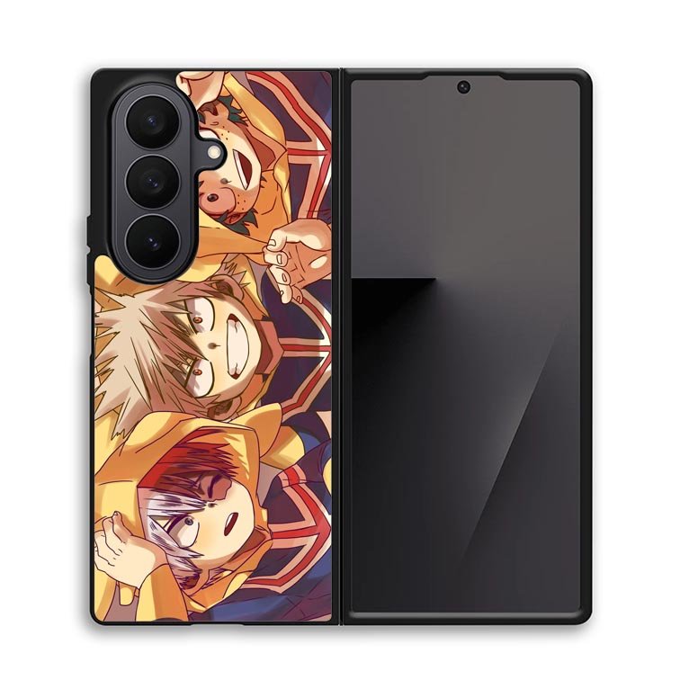 My Hero Academia Deku X Bakugou X Todoroki Z8069 Samsung Galaxy Z Fold 7 Case
