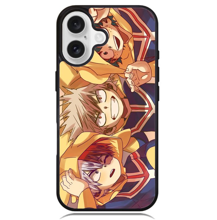 My Hero Academia Deku X Bakugou X Todoroki Z8069 iPhone 16 Case
