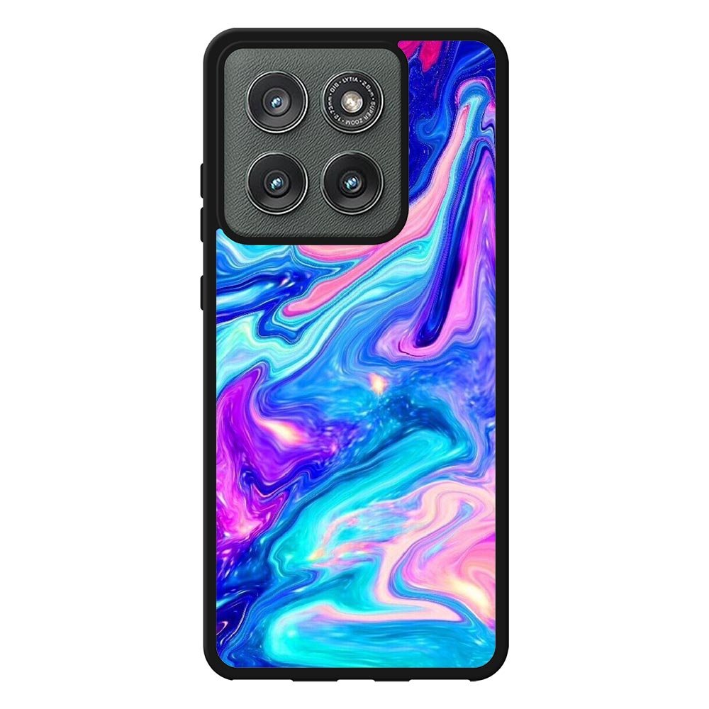 Neon Paint Mixture Z8072 Motorola Moto Edge 2025 Case