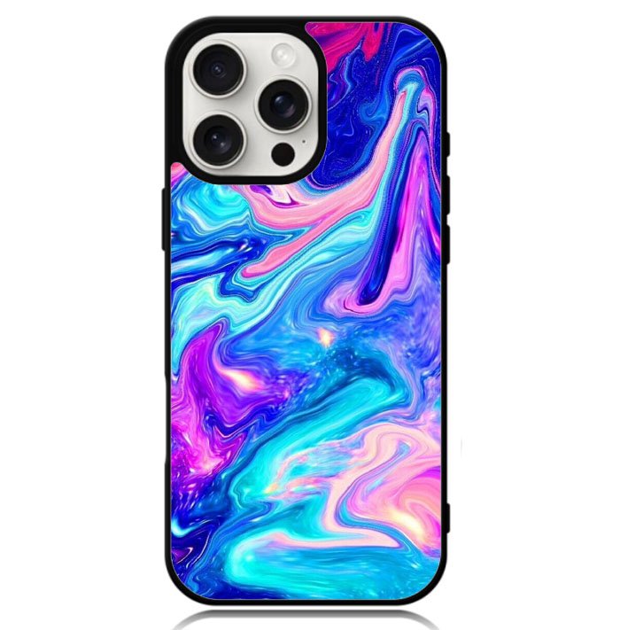 Neon Paint Mixture Z8072 iPhone 16 Pro Case