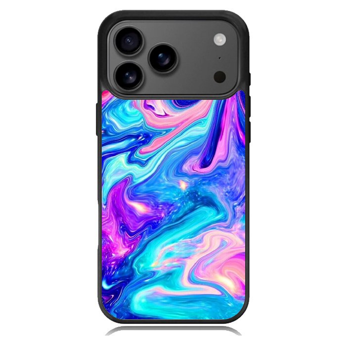 Neon Paint Mixture Z8072 iPhone 17 Pro Case