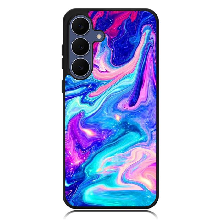 Neon Paint Mixture Z8072 Samsung Galaxy S25 FE Case
