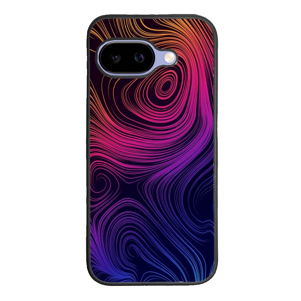 Neon Rainbow swirls Z8073 Google Pixel 10A Case