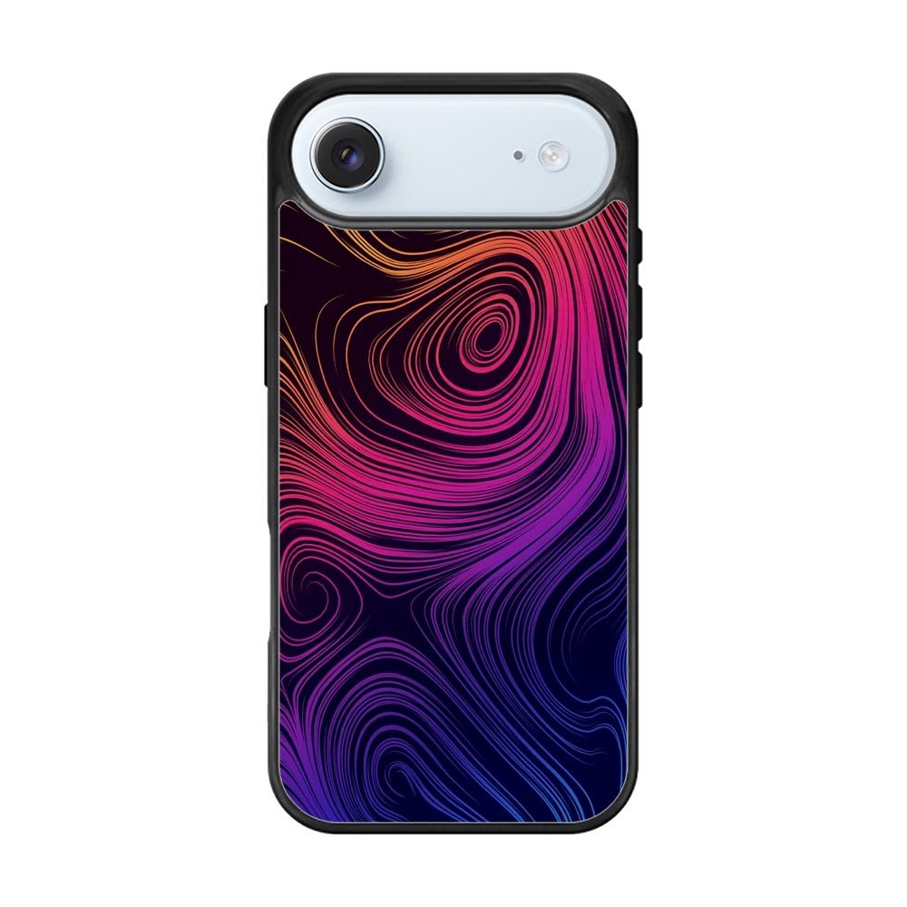 Neon Rainbow swirls Z8073 iPhone Air Case