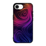 Neon Rainbow swirls Z8073 iPhone 17e Case