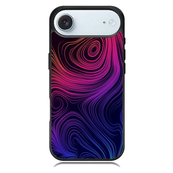 Neon Rainbow swirls Z8073 iPhone 17 Air Case