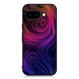 Neon Rainbow swirls Z8073 Google Pixel 9A Case