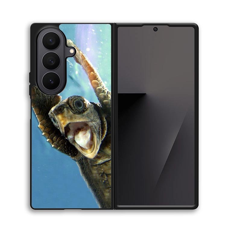 cute turtle Z8076 Samsung Galaxy Z Fold 7 Case