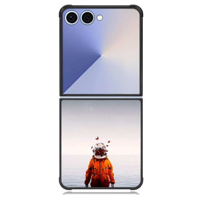 Butterfly Astronaut Z8081 Samsung Galaxy Z Flip 7 Case