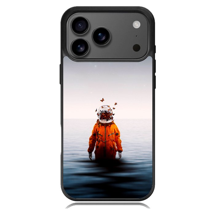 Butterfly Astronaut Z8081 iPhone 17 Pro Max Case