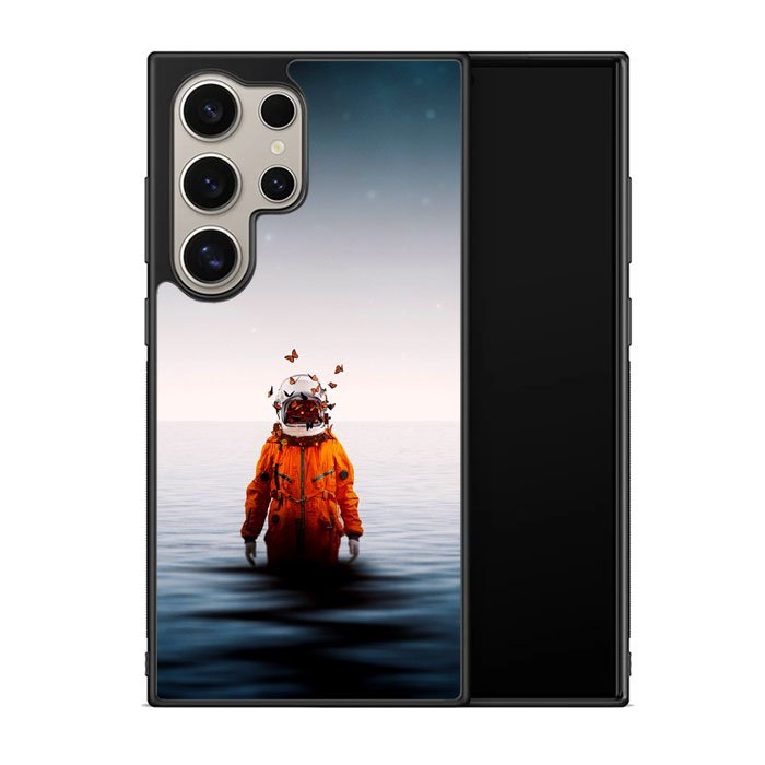 Butterfly Astronaut Z8081 Samsung Galaxy S24 Ultra 5G Case