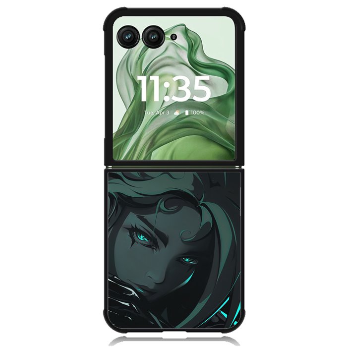 Jett Valorant Z8095 Motorola Moto Razr+ Plus 2024/2025 Case, Motorola Razr 50 Ultra/50s Ultra Case