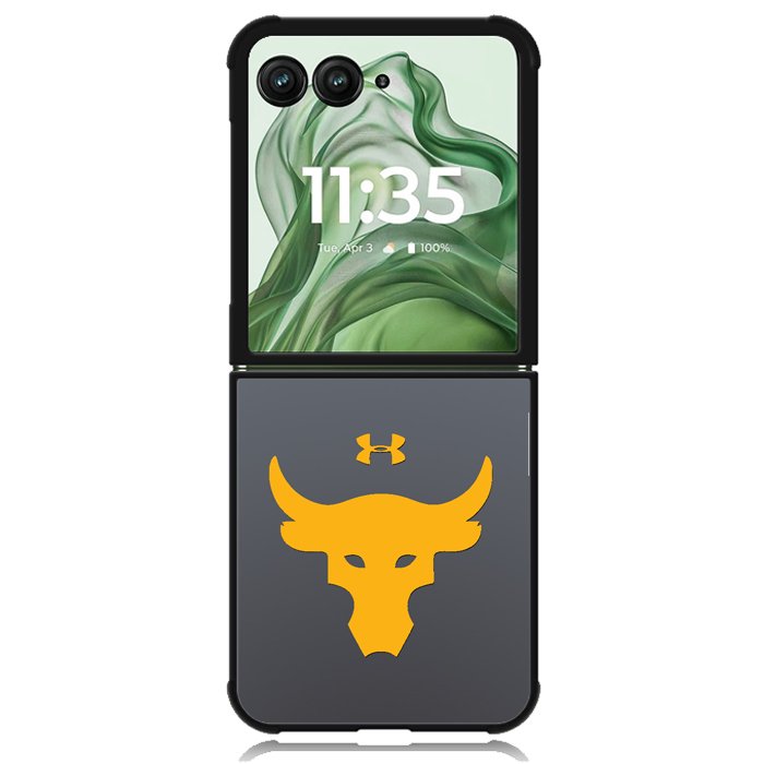 under armour rock project Logo Z8115 Motorola Moto Razr+ Plus 2024/2025 Case, Motorola Razr 50 Ultra/50s Ultra Case