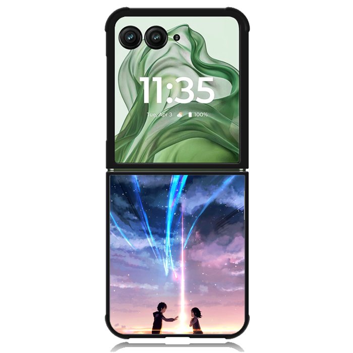 kimi no na wa Z8155 Motorola Moto Razr+ Plus 2024/2025 Case, Motorola Razr 50 Ultra/50s Ultra Case