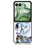 hero genshin impact Z8161 Motorola Moto Razr+ Plus 2024/2025 Case, Motorola Razr 50 Ultra/50s Ultra Case