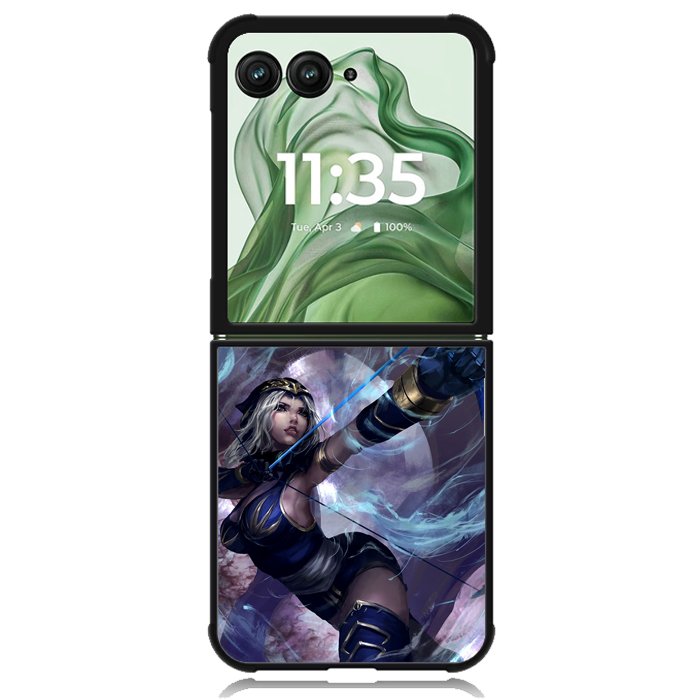 ashe league of legends Z8165 Motorola Moto Razr+ Plus 2024/2025 Case, Motorola Razr 50 Ultra/50s Ultra Case
