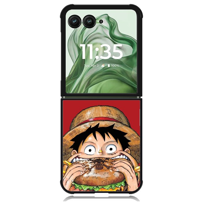monkey d luffy hungry Z8180 Motorola Moto Razr+ Plus 2024/2025 Case, Motorola Razr 50 Ultra/50s Ultra Case