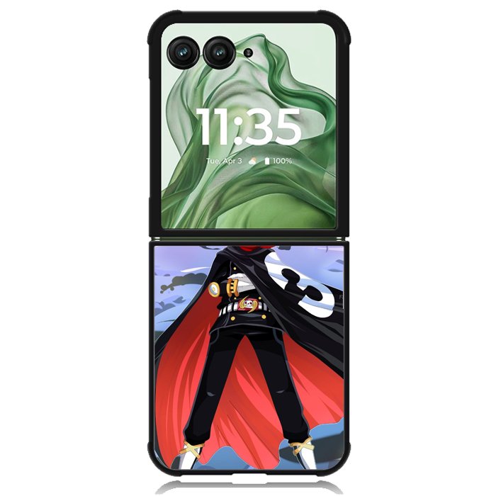 vinsmoke sanji stealth black Z8188 Motorola Moto Razr+ Plus 2024/2025 Case, Motorola Razr 50 Ultra/50s Ultra Case